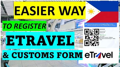 Philippines eTravel Declaration Application Online Form.